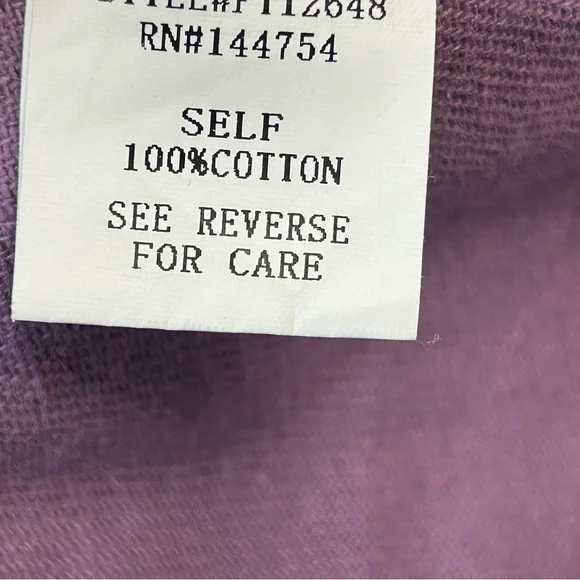 Davi & Dani Purple Rock & Roll Distressed Shacket Womens 3X - Picture 7 of 11